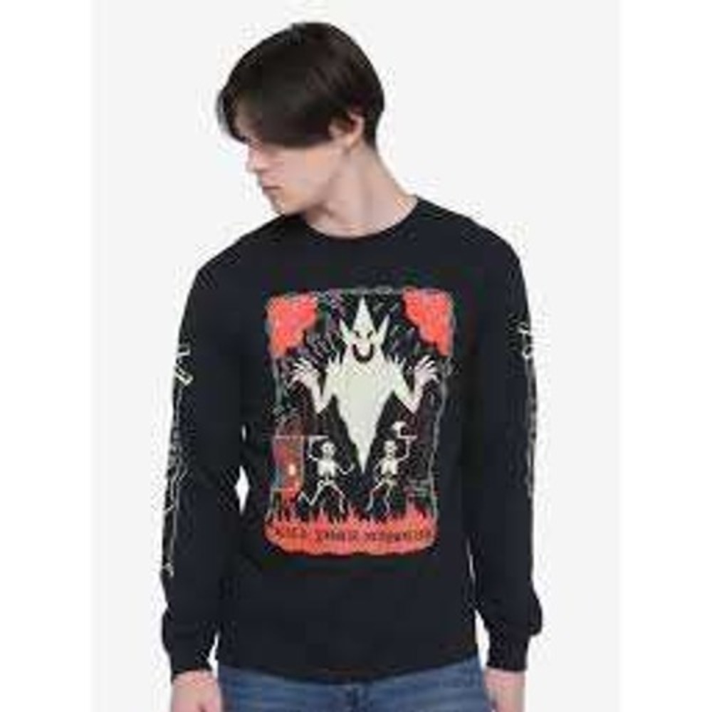 Kill Your Masters Long Sleeve Lord of Barbary‎ Graphic T-Shirt Mens XL Black EUC